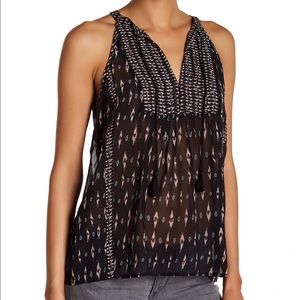 JOIE | Black Patterned Top